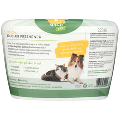 Pet Solid Odor Absorber Citrus 20 Oz Container