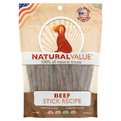 Soft Chew Healthy Dog Treats, Beef Sticks. 14 Oz.