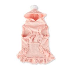 , Dog and Cat Clothes, Little Snow Angel Pet Hoodie, Pink, XS