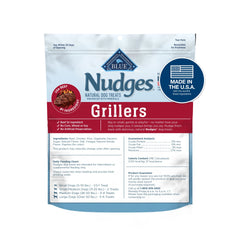 Nudges Grillers Natural Dog Treats, Steak 8-Oz Bag