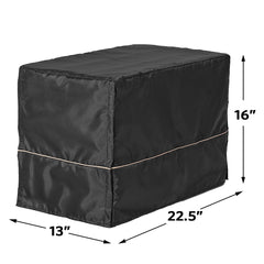 Midwest 22" Black Polyester Dog Crate Cover, 22"