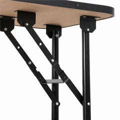 32-Inch Dog Cat Foldable Grooming Table with Adjustable Height Arm Black