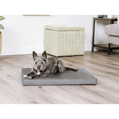 Pet Products Mattress Edition Small Memory Foam Dog Kennel & Crate Mat, Gray