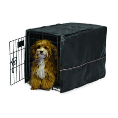 Midwest 22" Black Polyester Dog Crate Cover, 22"