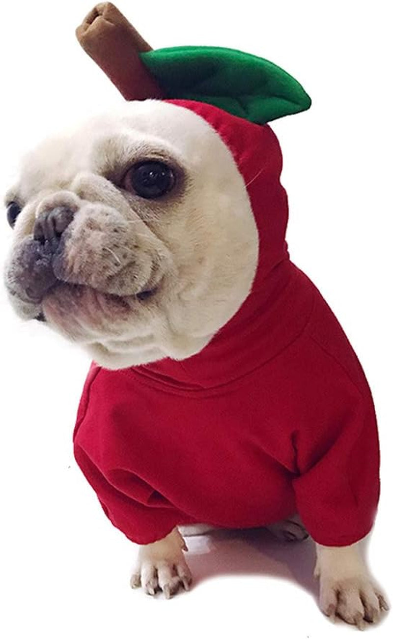 Pet Costume, Christmas Dog Hoodie for Pitbull Halloween Fruit Cosplay Coat for Party Special Events Costume Puppy Jumpsuit Cat Jacket Clothes