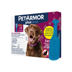 plus Flea & Tick Prevention for Large Dogs 45-88 Lbs, 1 Month Supply