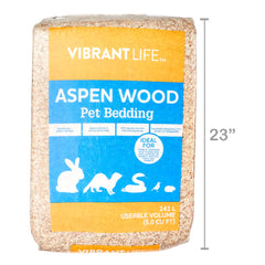 (2 Pack)  141L Aspen Wood Pet Bedding